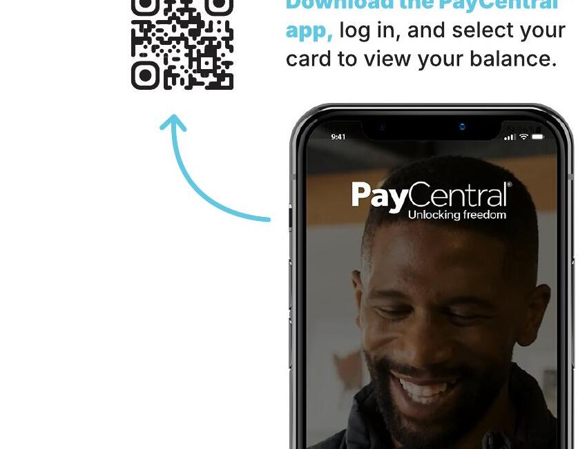 Scan to download the PayCentral app